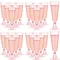 Flûtes à Champagne en plastique, verres à vin, verres à Champagne jetables, tasses à Shot roses de 5