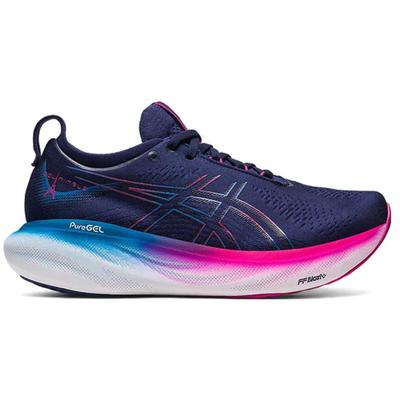 Asics Gel-Nimbus 25 Blaue Laufschuhe für Damen Image