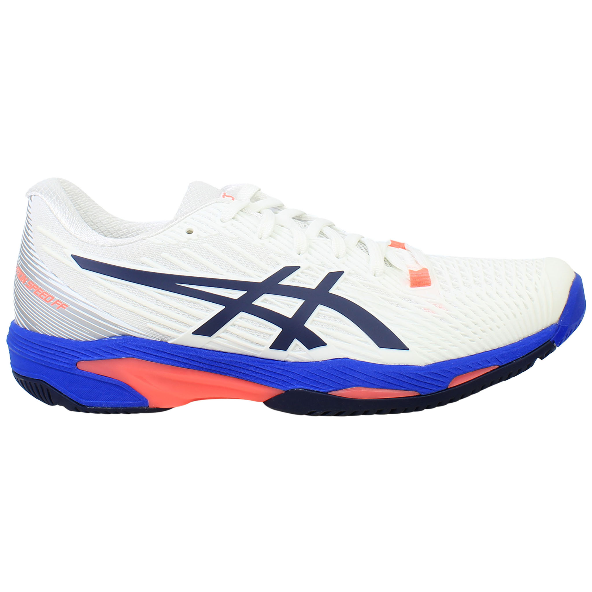 Asics Solution Speed FF 2 Damen Weiße Tennisschuhe