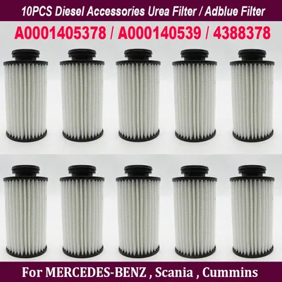 10PCS Diesel Accessories Urea Filter / Adblue Filter A0001405378 / A000140539 /4388378 For