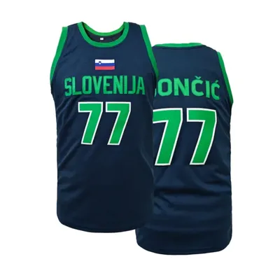 2025 New Basketball Jerseys No.77 DONCIC Jersey Sewing Embroidery Outdoor Sports High-quality Vest