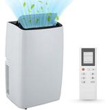 12 000 BTU Portable Air Conditioner 3-In-1 Cool Fan Dehumidify Modes Cools up to 700 sq.ft Quiet AC Unit with LED Display with Remote Control 24 Hour Timer for Room Dorm Office