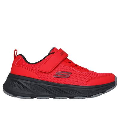 Skechers Boy's Edgeride Sneaker | Size 1.5 | Red | Textile/Synthetic | Machine Washable