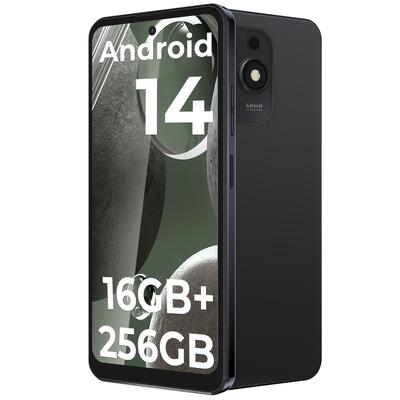 TEMU Hotwav Note 13 Max Smartphones 6.8'' Hd+ 16gb( 6gb+10gb Expandable )+ 256gb Unlocked Mobile Phone 48mp+16mp 5160mah Battery 14 4g/wi-fi/otg/gps/ Image