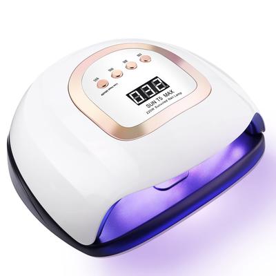 TEMU Led Uv Nail Dryer Lamp 220w Polish Nail Dryer Professional Nail Gel Polish Dryer Curing Lamp With 4 Timer Setting 42 Beads For Nail Art Design Image