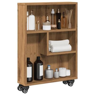 TEMU Storage Cart 48x13x68 Wooden Material Image