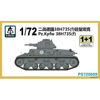 S-modell PS720009 1/72 Pz.Kpfw 38H735(f) Licht Tank (1 + 1) Image