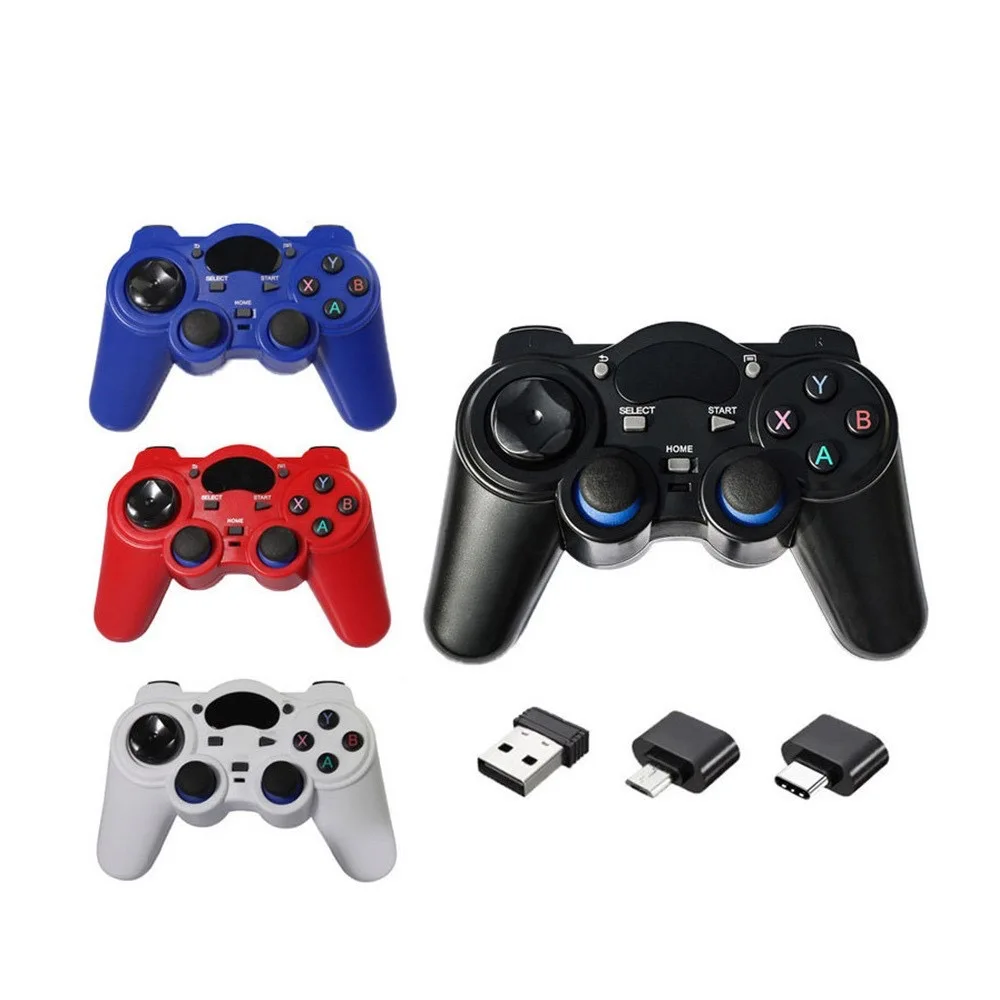 2,4 GHz Wireless PC Game Controller USB Gamepad für PS3 / TV Box / Android Phone / PC Joystick mit OTG Konverter für Zubehör