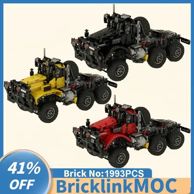NEUE 1993PCS stadt Engineering RC 6x6 off-road All-Terrain lkw modell DIY kreative ideen Kind Image