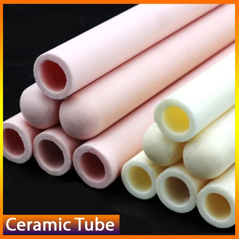 1600 ° C Hochtemperatur-Thermoelement-Schutzrohr aus 99 % Aluminiumoxidkeramik | Korundmantel mit geschlossenem Ende für Industrieöfen und Laborgebrauch Image