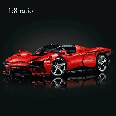 2025 Super Sports Rennwagen 42083 42143 Bausteine-Set 42083 Kompatibles Spielzeug, Geschenk für Erwachsene ab 18 Jahren Image