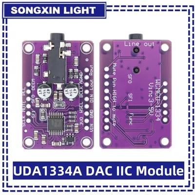 SONGXIN DAC Modul 1334 UDA1334A I2S DAC Audio Stereo Decoder Modul Board Für Arduino 3,3 V - 5 V Image