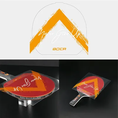 2 stücke PingPong Schläger Schutz Film Klebrige Transparente Wartung Abdeckung Selbst-Klebrige Tischtennis Gummi Schutz Film Image