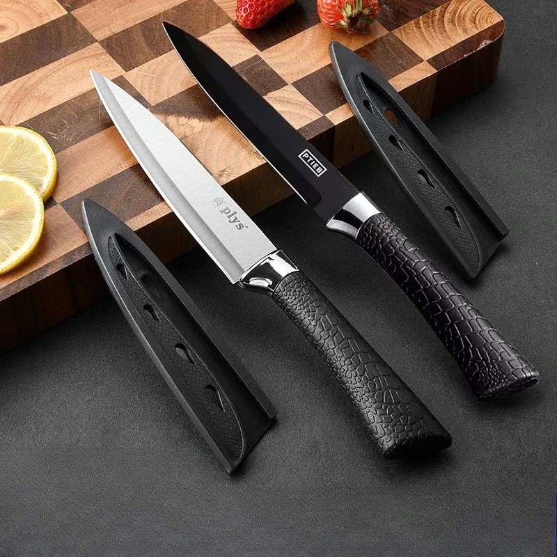 Utility Obstmesser Home Scharfes Kochmesser Obst Gemüse Schälmesser, Küchenmesser aus Edelstahl Image