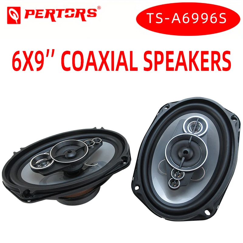 2PCS 6x9 Zoll Auto Lautsprecher 5-Wege 1200W Fahrzeug Tür Audio Musik Stereo Subwoofer Full Range koaxial Lautsprecher Auto Modifikation Image