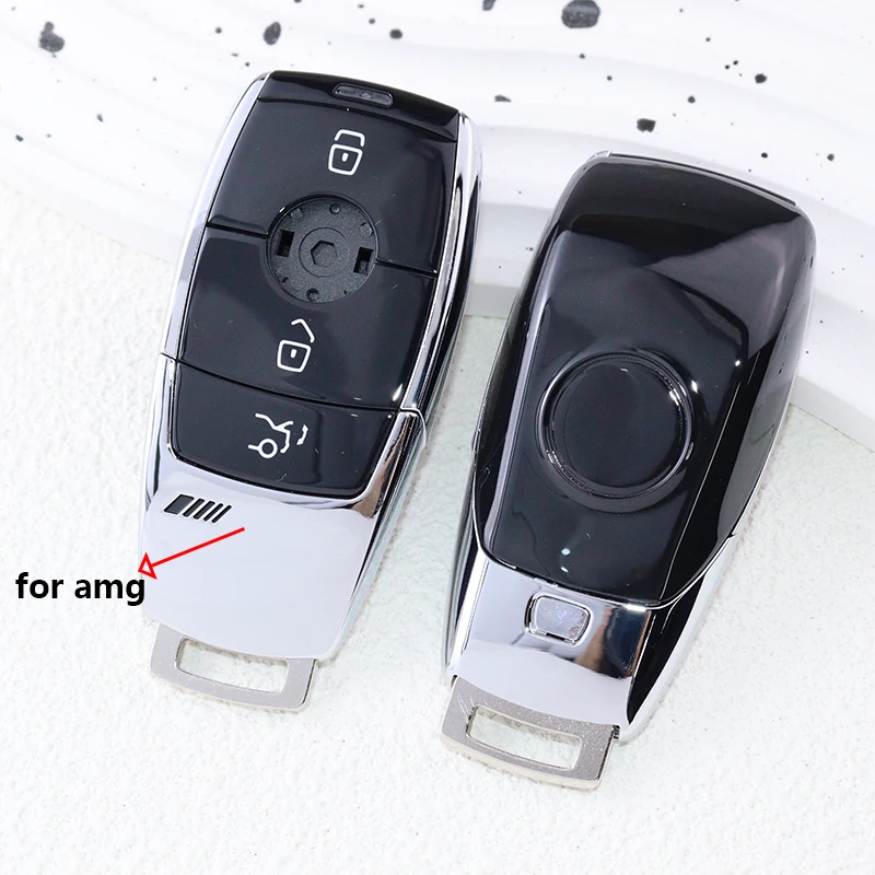 Auto Schlüsselanhänger Fall Shell Gehäuse für Mercedes-Benz A C E S G Klasse GLC CLE CLA GLB GLS W177 W205 W213 W222 X167 AMG Zubehör Image