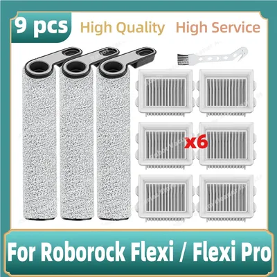 Weicher Rollenbürstenfilter, kompatibel mit (Roborock Flexi / Flexi Pro) Staubsaugerteilen Image