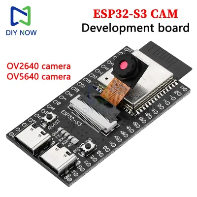 ESP ESP32-S3 CAM WiFi Bluetooth-Entwicklungsplatinenmodul an Bord ESP32-S3 N16R8 Dual TYPE-C OV2640 /OV5640 Kamera