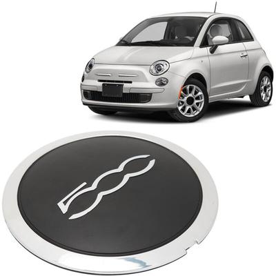 Tonchean - Radkappe Radkappe mit Chromzierleiste 68078419ac Radkappe Fiat 500 Ersatzradkappe für Image