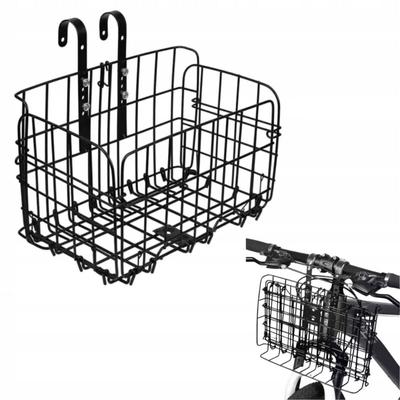 Grosser Faltbarer Fahrradkorb Aus Metall Image