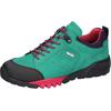 Trekkingschuh WALDLÄUFER "H-Amiata", Damen, Gr. 4,5 (37,5), grasgrün, lila, Gummi, Nubukleder, Textil, sportlich, Schuhe, Freizeitschuh, Halbschuh, Schnürschuh mit TEX-Membran, H-Weite