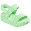 Sandale SKECHERS "UNO LITE SANDAL", Kinder, Gr. 36, grün (mintgrün), Textil, sportlich, Schuhe, leichte Sandale mit Klettverschluss, Größenschablone zum Download