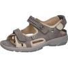 Trekkingsandale WALDLÄUFER "Herki", Damen, Gr. 7,5 (41), beige (taupe, hellbeige), Nubukleder, sportlich, Schuhe, Outdoorschuh, Sommerschuh, Keilabsatz, mit Leder-Innensohle, H-Weite