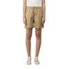 Shorts S.OLIVER, Damen, Gr. 40, N-Gr, twill beige, Obermaterial: 50% Baumwolle, 50% Lyocell. Futter: 100% Baumwolle, unifarben, casual, regular fit ca. Mitte Oberschenkel, Hosen, Sommerhose mit elastischem Bund