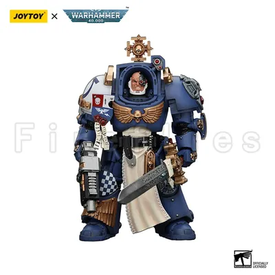 1/18 JOYTOY Action Figure 40K Ultramarines Captain In Terminator Armour Anime Collection Model Toy