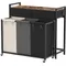 Laundry Hampers, 126L Laundry Basket with 3 Section Pull-Out Rolling Bags,Laundry Sorter with 2