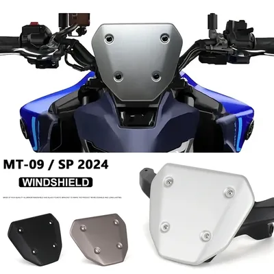 For YAMAHA MT09 mt09 MT 09 MT-09 SP 2024 New Motorcycle Accessories Front Windshield Windscreen Visor Wind Deflector Kit