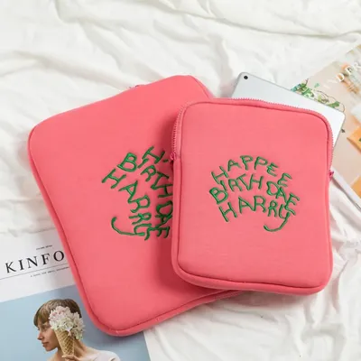 Cute Laptop Bag Sleeve Tablet Cover 9.7 11 13 14 15 15.6 Inch For MacBook Air Pro Xiaomi Dell Acer