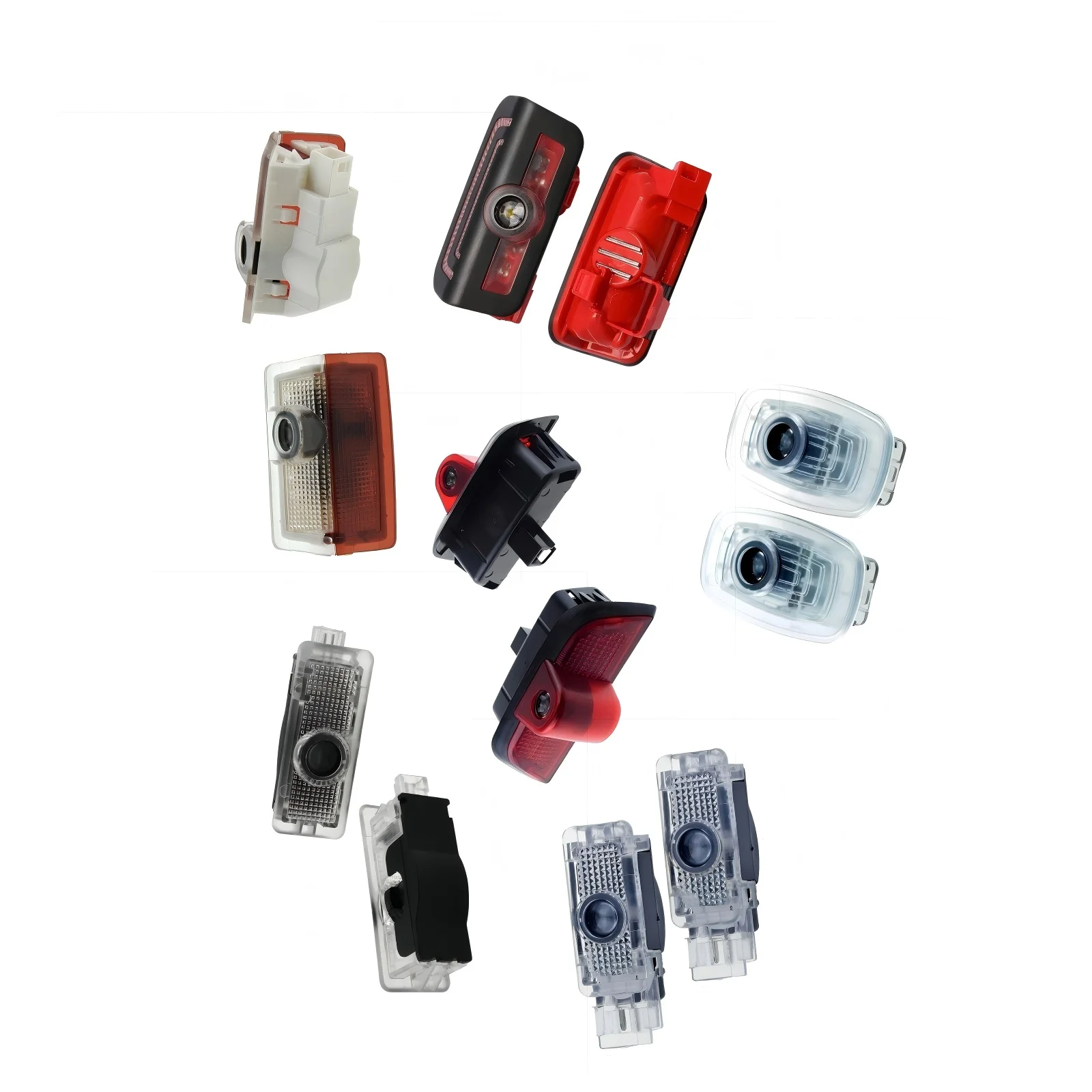 2 Auto LED Porta Proiettore di Luce Per Mercedes Benz CLS E CLA Classe C W205 W206 W203 W204 W212 C 200 300 Amg Coupe C205 Accessori