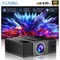 Touyinger Q11W Ultra completamente chiuso Full HD 4K Video WiFi Android Proiettore Home Theater ad alto suono e basso consumo energetico