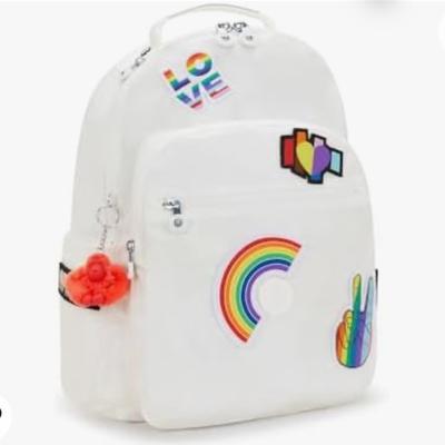 Kate Spade Bags | 'Kipling Seoul Large Pride 15'' Laptop Backpack Bag School | Color: Pink/White | Size: Os