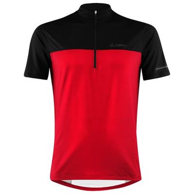 Löffler - Bike Shirt Half-Zip Glow - Radtrikot Gr 48 rot Image