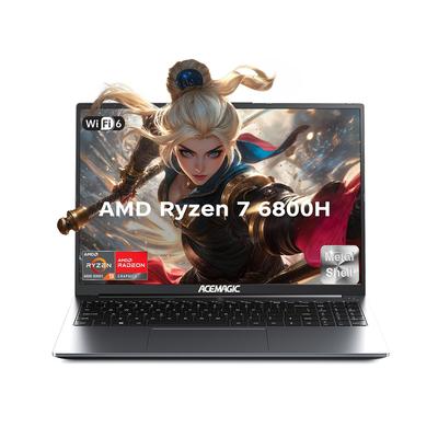 TEMU Acemagic 2025 Gaming Laptop With 7 6800h (8c/16t Up To 4.5ghz) 16gb Ddr5 512gb Laptop Computer 16-inch Fhd Display Wifi 6 Backlit Kb Image