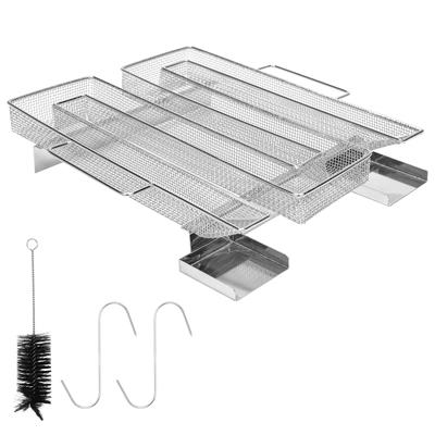 TEMU Stainless Steel , Barbecue , Smoke Generator, Cold Smoke Generator, With And 1 Brush, Smoke Generator For Barbecue, For Smoke Oven Grill, High Quality Stainless Steel, Ideal Smoke Effect, Of Uses Image