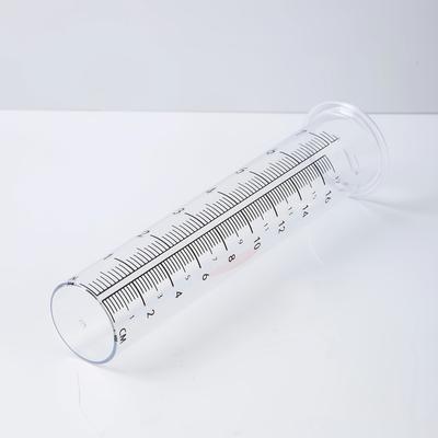 "TEMU 1pc Clear Plastic Rain Gauge Tube, 7" Capacity, 8.11" Height, Ideal For Measuring , Weather Monitoring | Rain Gauge Tube" Image