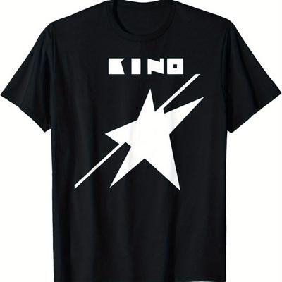 TEMU Tsoi Rock Musician Russia Cinema Gift T-shirt Image