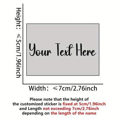 TEMU Exquisite Custom Text Style Uv Dtf Cup Decals - Gift Packaging Decoration, Waterproof And High-quality Diy Craft Stickers. Image