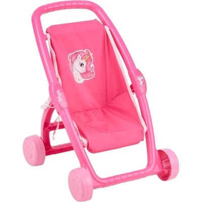 TEMU Baroni Toys Stroller For Dolls In Plastic And Canvas, Light And Strong, 50x43x35 Cm, 1-5 Years