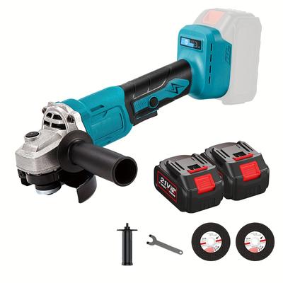 TEMU 1000w 125mm Brushless 3 Gears Speed 13000rpm Electric Angle Grinder Home Diy Machine Woodworking Power Tools Image