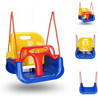 3-in-1 Kinderschaukel Babyschaukel Outdoor Babyschaukel Verstellbar mit Rückenlehne Kinderschaukel Image