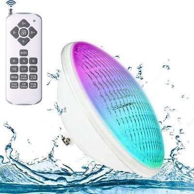 Poollicht, PAR56 LED-Poolbeleuchtung, RGB-Poolstrahler mit Fernbedienung, 12 W wasserdichtes Image