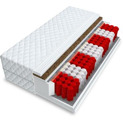 FDM - Matratze 90x200 Multipocket Taschenfederkern maestro 9 Zonen H3 H5 23 cm Latex Kokos Image