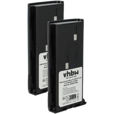 Vhbw - 2x Akku Ersatz für Kenwood KNB-15, KNB-14N, KNB-15H, KNB-15A, KNB-14A, KNB-14 für Funkgerät, Image