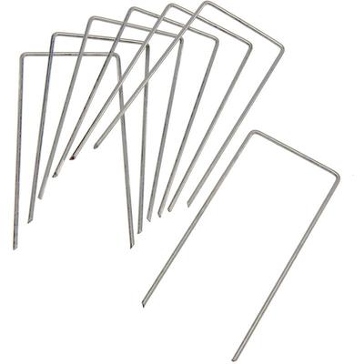 100 Erdanker Metall verzinkt u-förmig 200mmx70mm Ø3mm für Vlies und Gitter Image