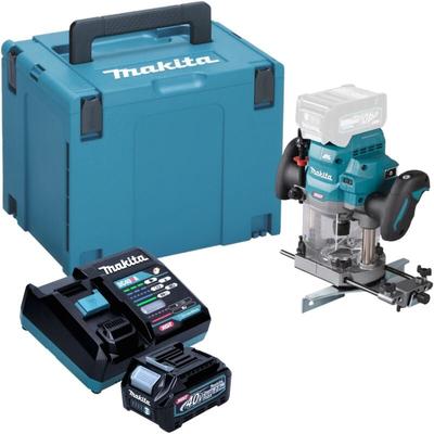 Makita RP 001 GD101 Akku Oberfräse 40 V max. 12 mm Brushless + 1x Akku 2,5 Ah + Ladegerät + Makpac Image