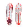 Fußballschuh PUMA "ULTRA 5 MATCH+ FG/AG WN'S", Gr. 38, puma weiß, puma schwarz, glowing rot, Synthetik, sportlich, Schuhe, für Rasenplätze